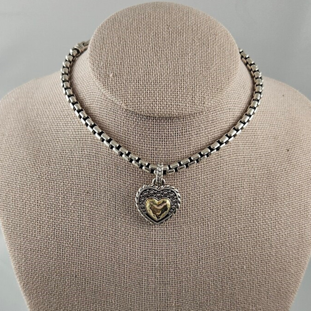 JAi by John Hardy Sterling and 14K Gold Love Charm Bracelet - Picture 2 of 12
